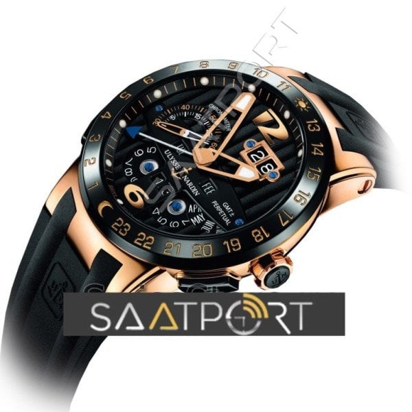 Ulysse Nardin El Toro Kahverenk Silikon Saat Kordonu