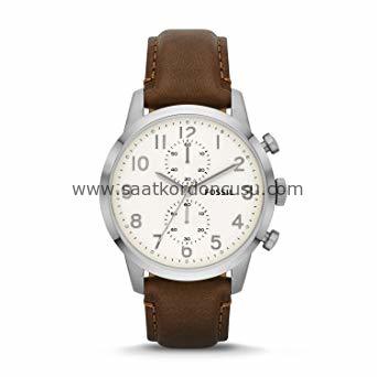 fossil fs4872 Uyumlu kahverenk Deri Saat kordonu