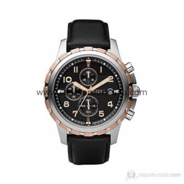 fossil fs4545 Uyumlu Siyah Deri Saat kordonu