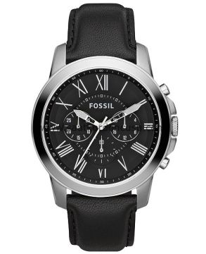 fossil fs4745 Uyumlu Siyah Deri Saat kordonu