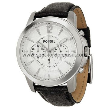 fossil fs4657 Uyumlu Siyah Deri Saat kordonu