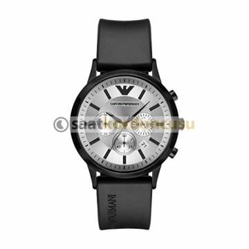 Emporio Armani AR11048 Uyumlu Siyah Silikon Saat Kordonu