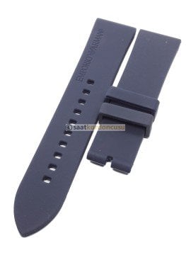 Emporio Armani AR11026 Uyumlu Lacivert Silikon Saat Kordonu