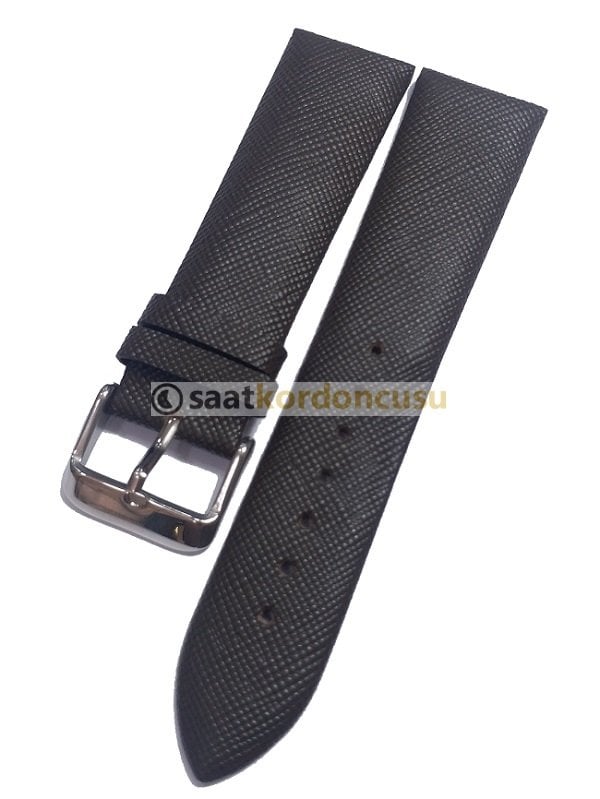 Emporio Armani AR1792 Uyumlu Siyah Deri Saat Kordonu
