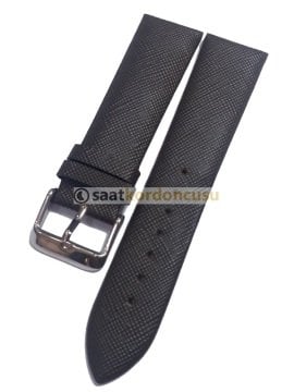 Emporio Armani AR1792 Uyumlu Siyah Deri Saat Kordonu