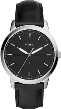 fossil fs5398 uyumlu siyah deri saat kordonu