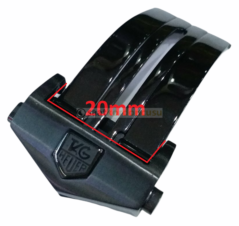 Tag Heuer Uyumlu Siyah Renk 20mm Çelik Kilit