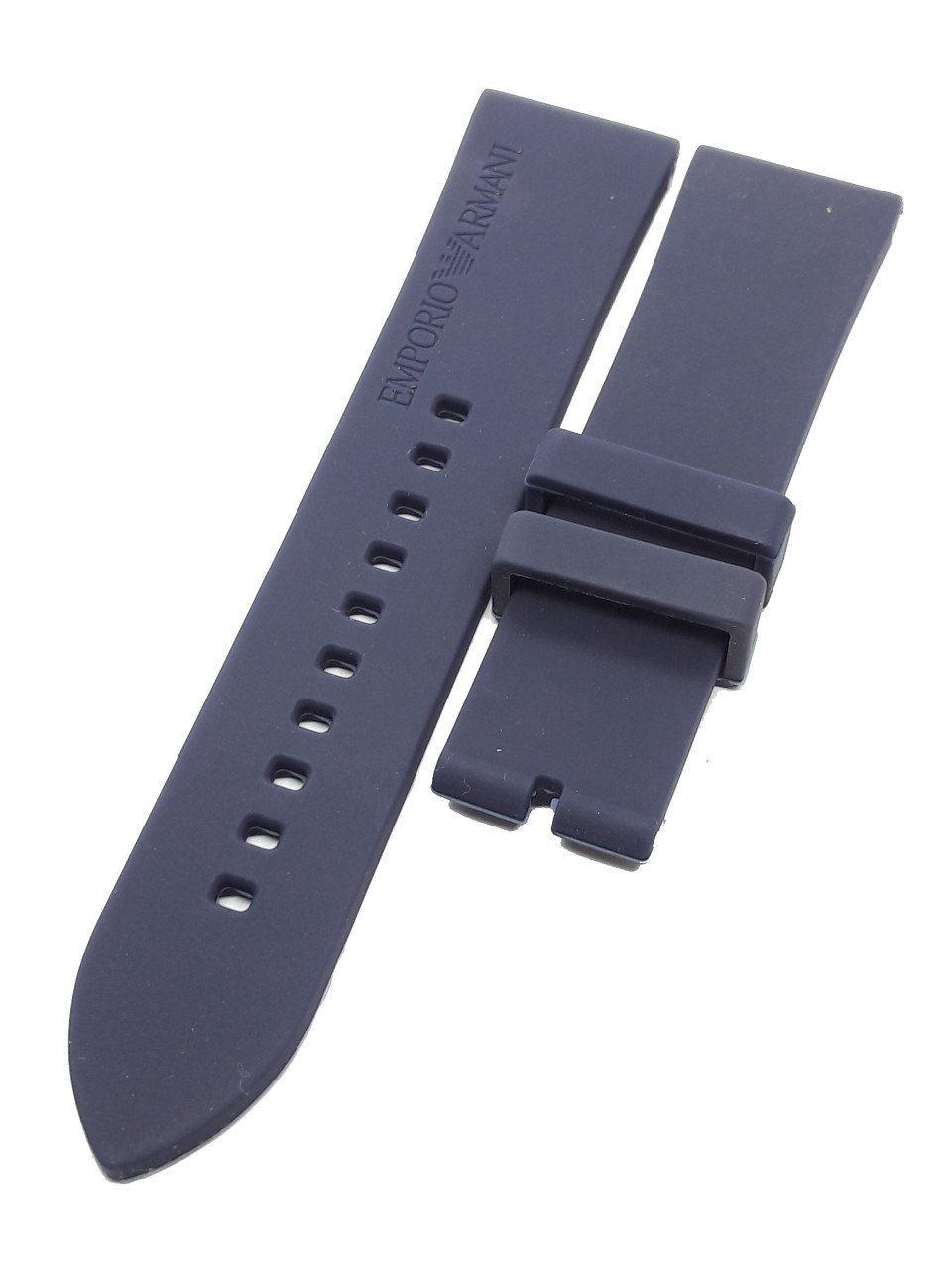 Emporio Armani AART3009 Uyumlu Lacivert Silikon Saat Kordonu