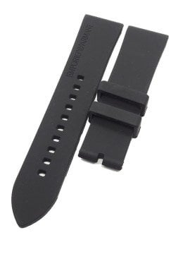 Emporio Armani AART3010 Uyumlu Siyah Silikon Saat Kordonu