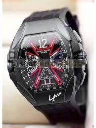 Franck Muller Lykan Model Siyah Silikon Saat Kordonu