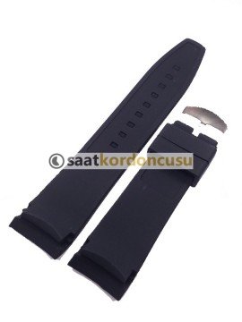 Emporio Armani ar5985 Uyumlu Siyah Silikon Kordon