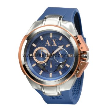 Armani Exchange AX1041 Mavi Silikon Kordon