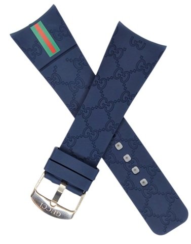 GUCCİ 26mm Lacivert Silikon Kordon