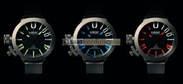 U BOAT 1001 Uyumlu Siyah Silikon Kordon