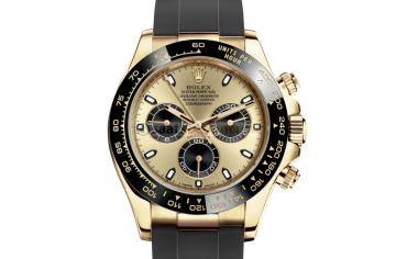Rolex Cosmograph Daytona 20mm Siyah Silikon Saat Kordonu