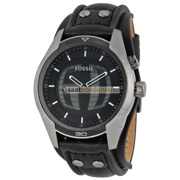 Fossil JR1472 Uyumlu Siyah Deri Kordon