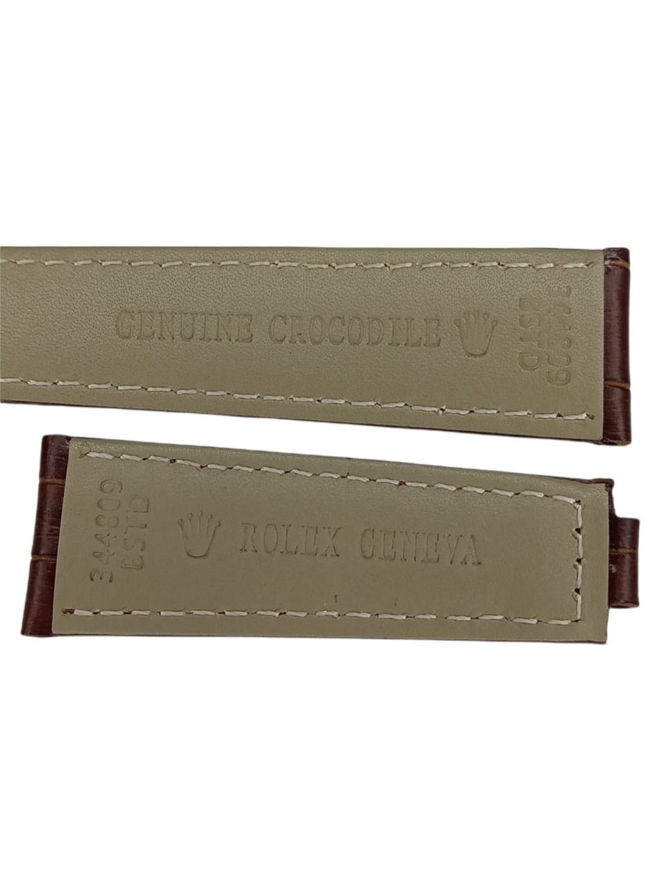 Rolex Cosmograph Daytona 20X16mm Kahverenk Deri Kordon