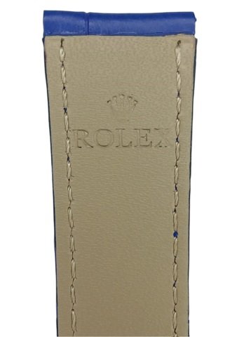 ROLEX Mavi Deri Kordon