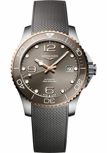 Longines HydroConquest Uyumlu Kahverenk Silikon Saat Kordonu