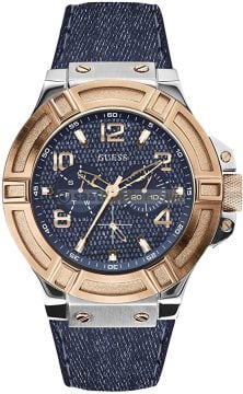 Guess w0040g6 Mavi Kot Yüzeyli Kordon erkek modeli
