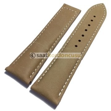 OMEGA Seamaster Uyumlu 22mm Deri Saat Kordonu