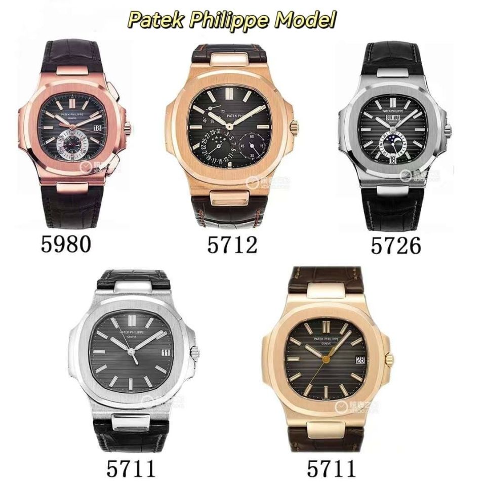 Patek Philippe Nautilus Kırmızı Silikon Saat Kordonu