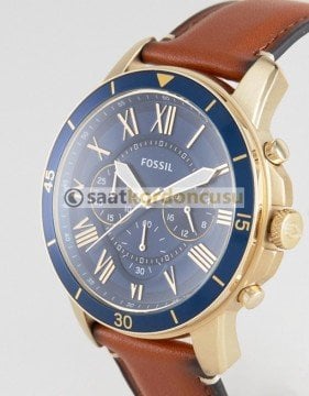 Fossil fs5268 22mm kahverenk deri saat kordonu