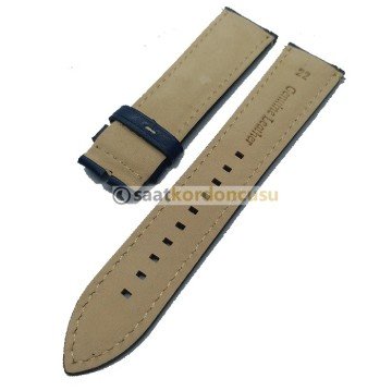 Fossil fs4932 Uyumlu Lacivert Deri Saat Kordonu