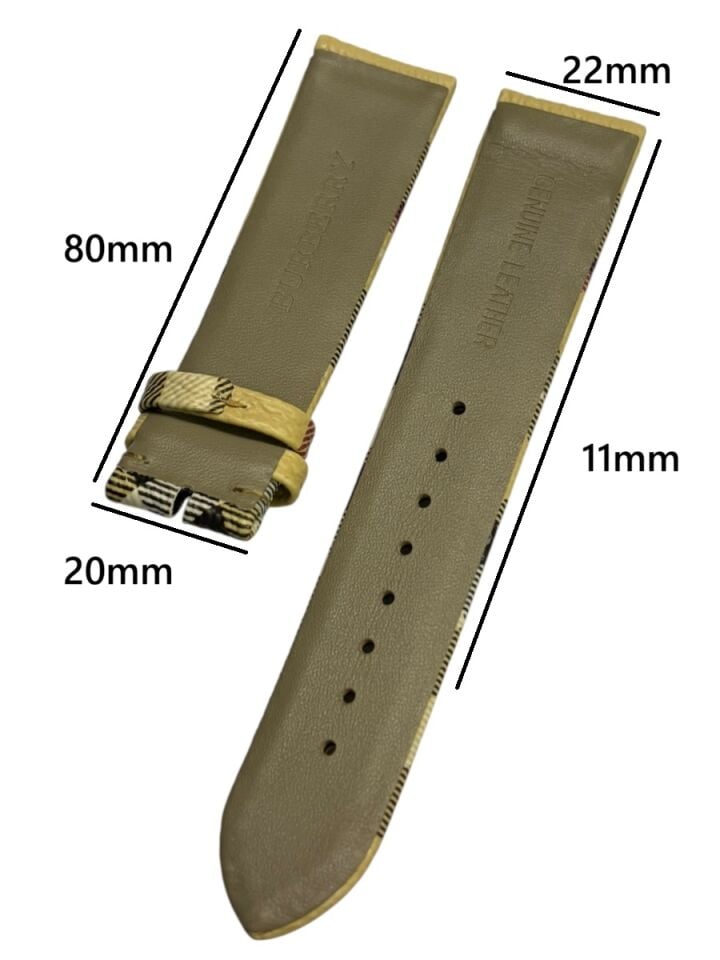 Burberry 22mm Genişlikte Saat Kordonu