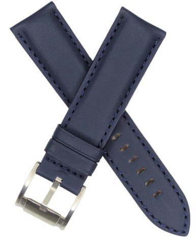 Fossil Fs5465 Uyumlu Lacivert Deri Saat Kordonu