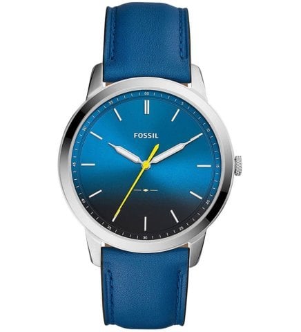 Fossil Fs5465 Uyumlu Lacivert Deri Saat Kordonu