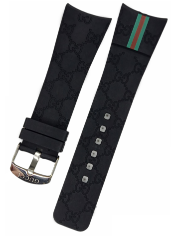 GUCCİ 26mm Siyah Silikon Kordon