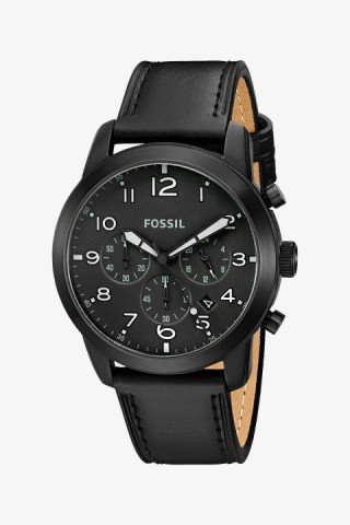 Fossil fs5157 Siyah Deri Saat Kordonu