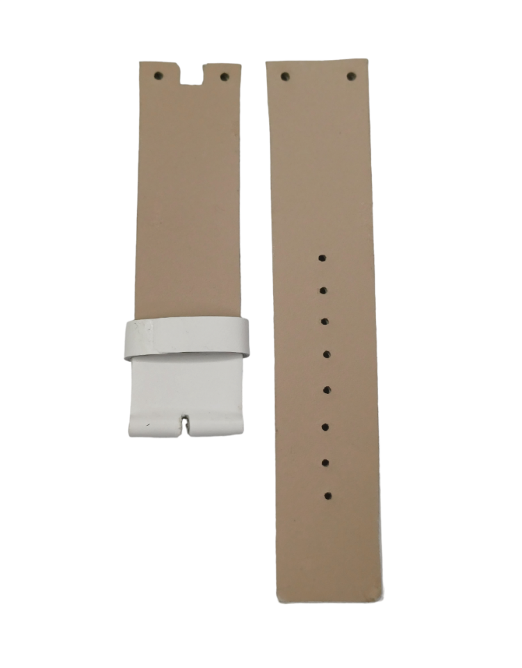Calvin Klein K9423101 Beyaz Deri Saat Kordonu