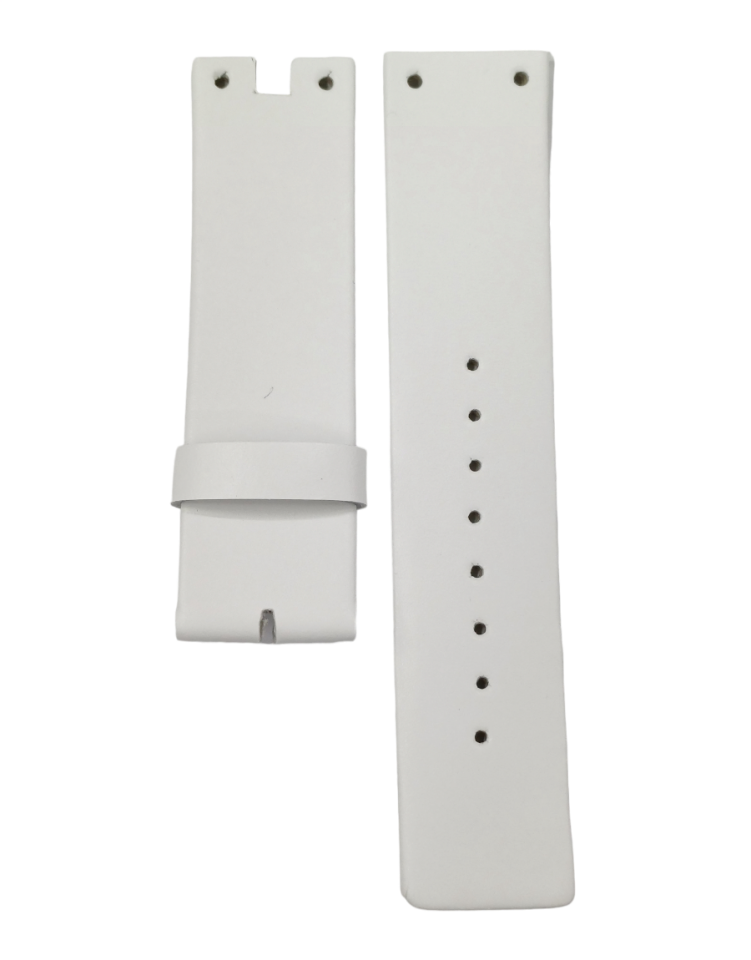 Calvin Klein K9423101 Beyaz Deri Saat Kordonu