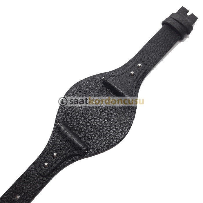 Fossil es3817 Uyumlu Siyah Deri Saat Kordonu