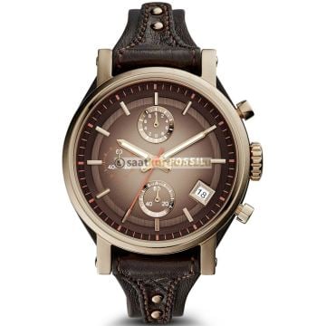 Fossil es3907 Uyumlu Kahverenk Bayan Deri Kordon