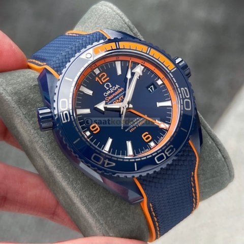 Omega Seamaster 22mm Mavi Silikon Kordon