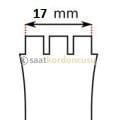 Swatch Ygs Uyumlu 17mm Taba Deri Saat kordonu