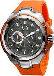 Armani Exchange AX1070 Turuncu Silikon Kordon