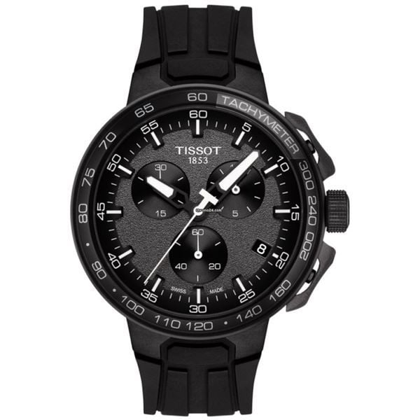 Tissot T-Race T111417 Cyclıng Siyah Silikon Saat Kordonu