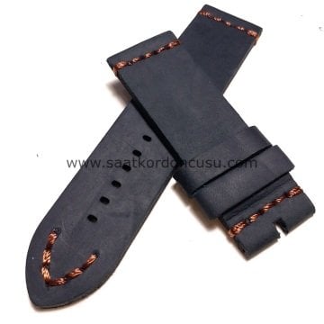 PANERAİ 24mm Siyah Deri Kayış