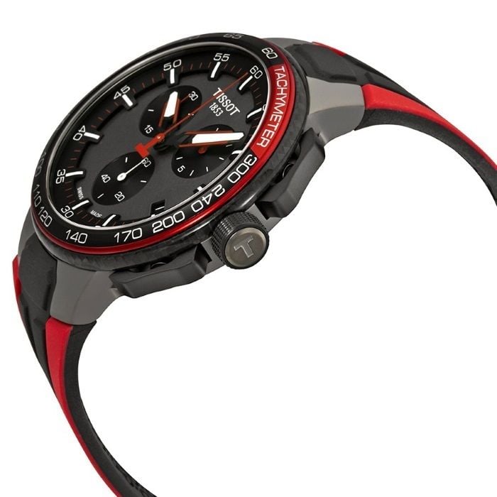 Tissot T-Race T111417 Cyclıng Siyah Silikon Saat Kordonu