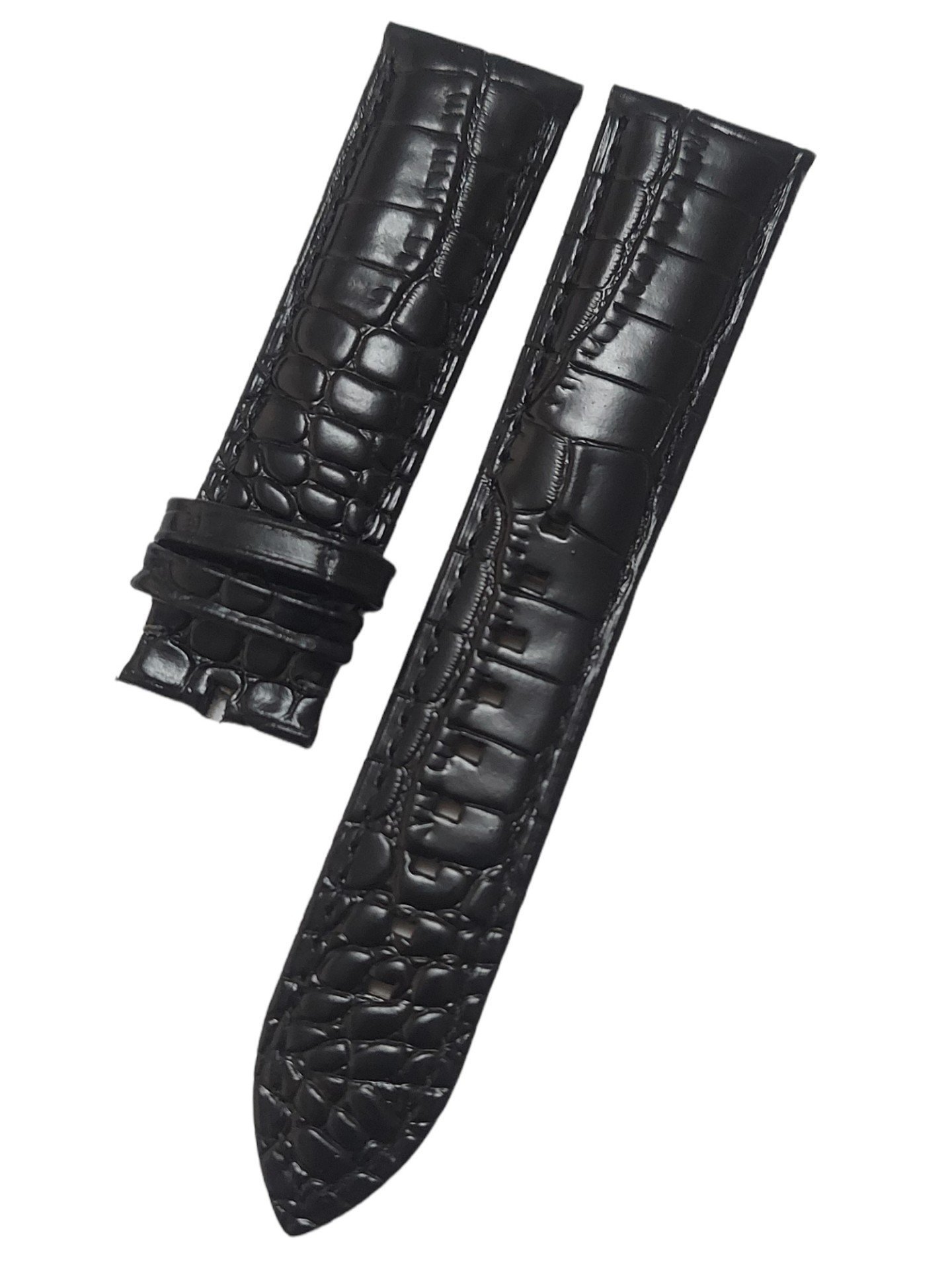 Emporio Armani AR0405 Uyumlu Siyah Deri Saat Kordonu