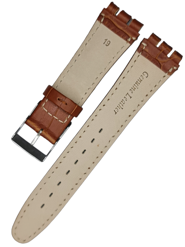 Swatch Ycs Modeli 19mm Taba Saat Deri Kordonu