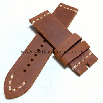 PANERAİ 24mm Taba Deri Kayış Kordon