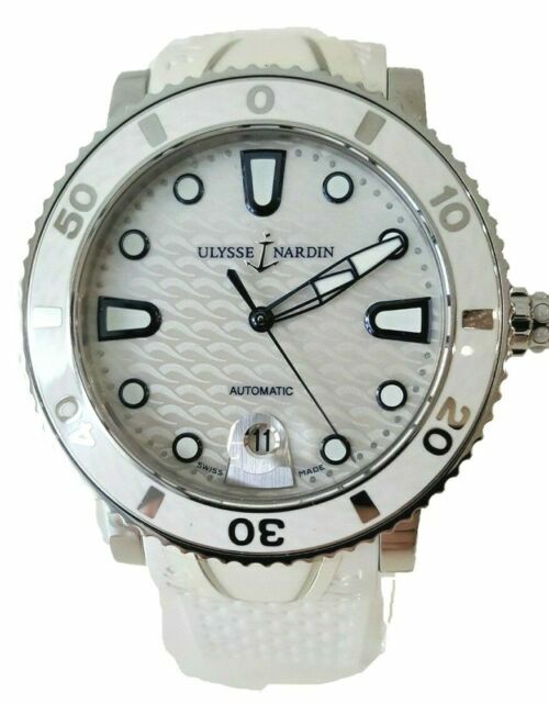 Ulysse Nardin Lady Marine Diver Kahverenk Silikon Saat Kordonu