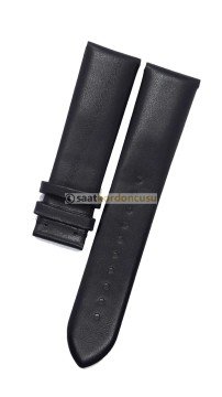 Emporio Armani AR0385 Uyumlu Siyah Deri Saat Kordonu