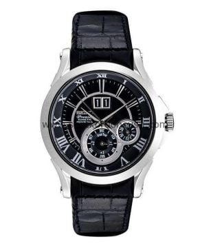 Seiko Premier Snp037p1 Uyumlu Siyah Deri Saat Kordonu
