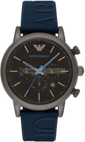 Emporio Armani Ar11023 Uyumlu Lacivert Silikon Saat Kordonu